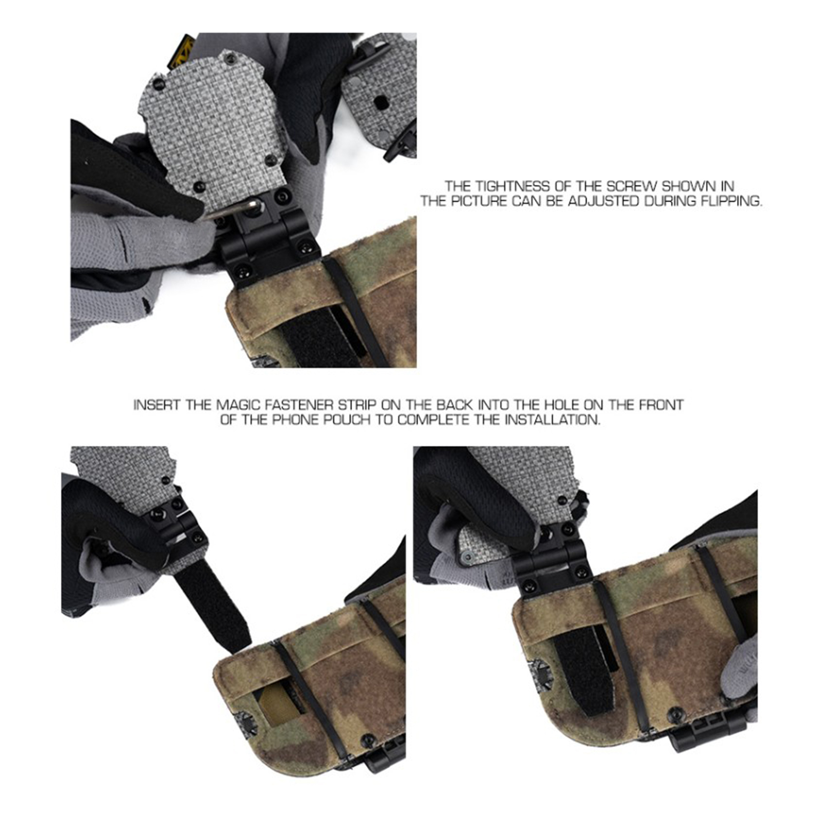 Hunting Outdoor Gear - Phone Navigation Board With Compass Foldable