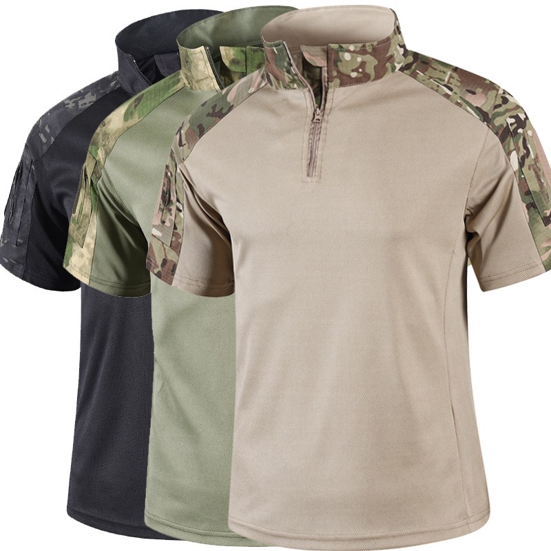 Mens Summer Camo Tactical Shir - Outdoor Hunting T Shirts ulasan dan harga