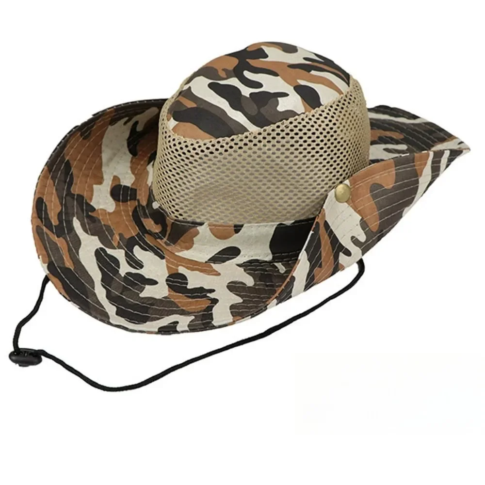 Camouflage Mesh Bucket Hats Wi - Mens Outdoor Hunting Hats ulasan dan harga