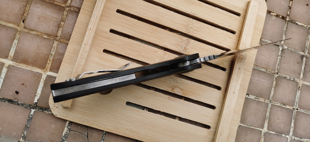 JUFULE New Stitch Manual Real  - Knife Hunting Fixed Blade ulasan dan harga