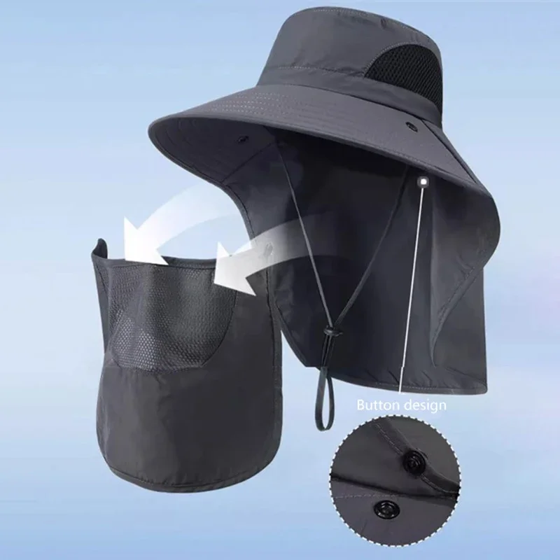 Summer Sun Hats UV Protection  - Mens Outdoor Hunting Hats ulasan dan harga