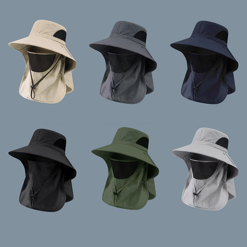 Summer Sun Hats UV Protection  - Mens Outdoor Hunting Hats ulasan dan harga