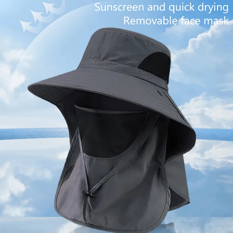 Summer Sun Hats UV Protection  - Mens Outdoor Hunting Hats ulasan dan harga