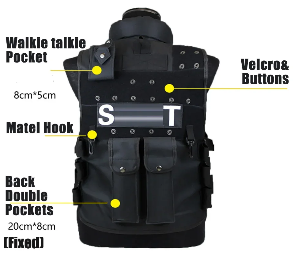 Multi Pockets Tactical Vest Hu - Hunting Outdoor Game ulasan dan harga