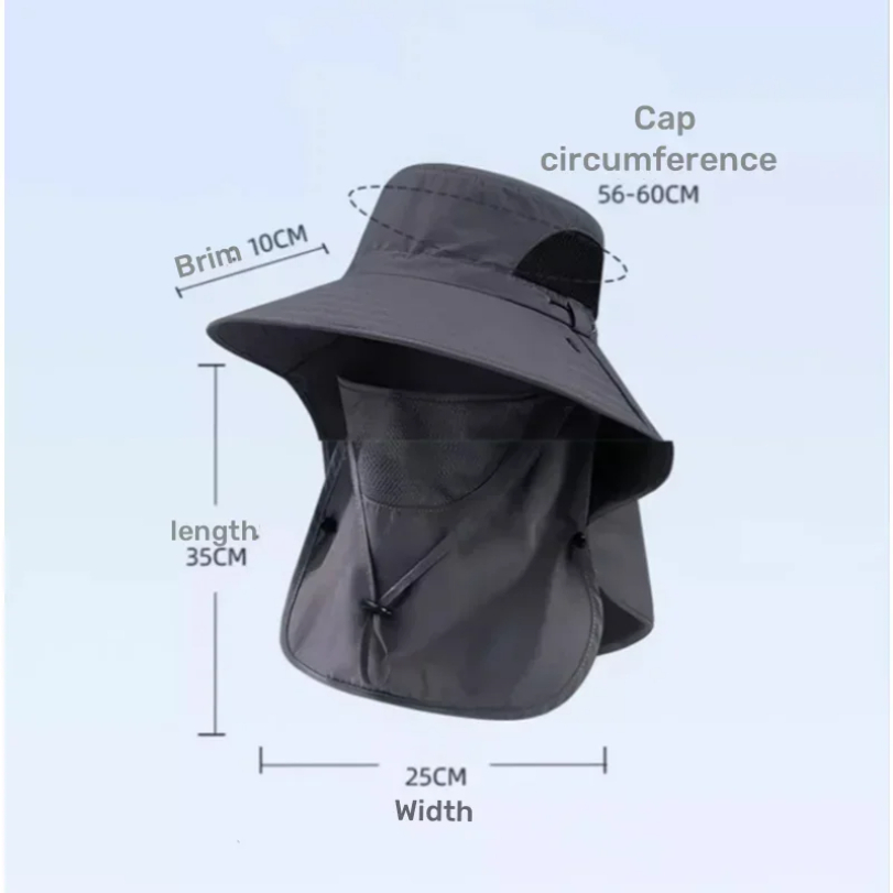 Summer Sun Hats UV Protection  - Mens Outdoor Hunting Hats ulasan dan harga