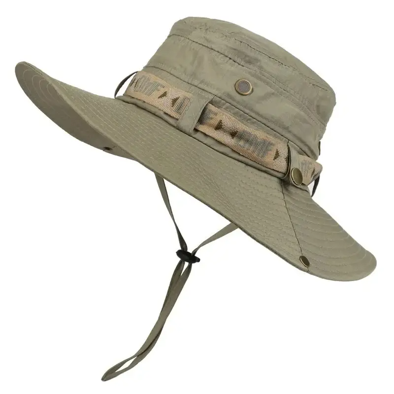 Summer Men Bucket Hat Outdoor  - Mens Outdoor Hunting Hats ulasan dan harga
