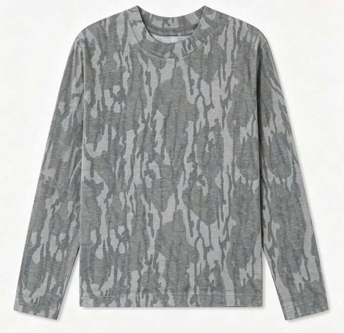 Camo Long Sleeve T‑Shirt Tree  - Outdoor Hunting T Shirts ulasan dan harga