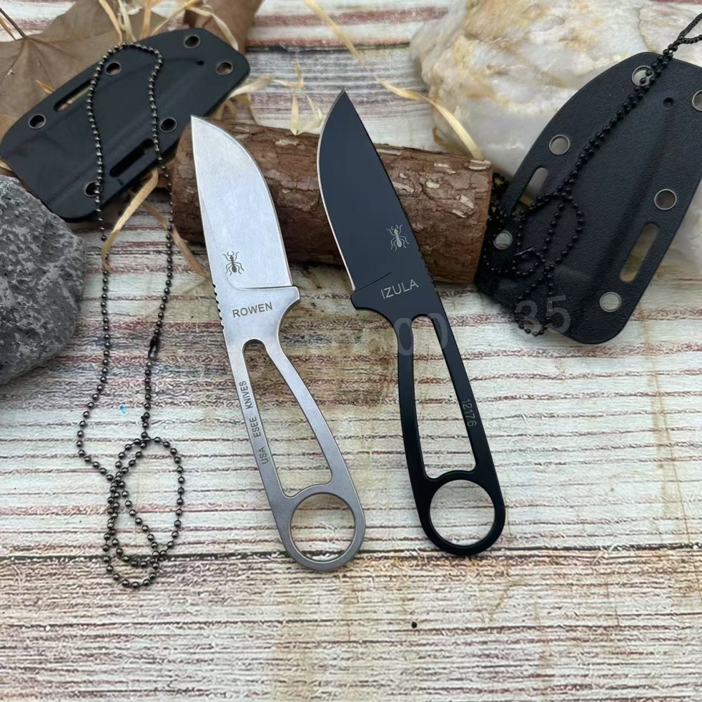 IZULA High-Strength Straight K - Knife Hunting Fixed Blade ulasan dan harga