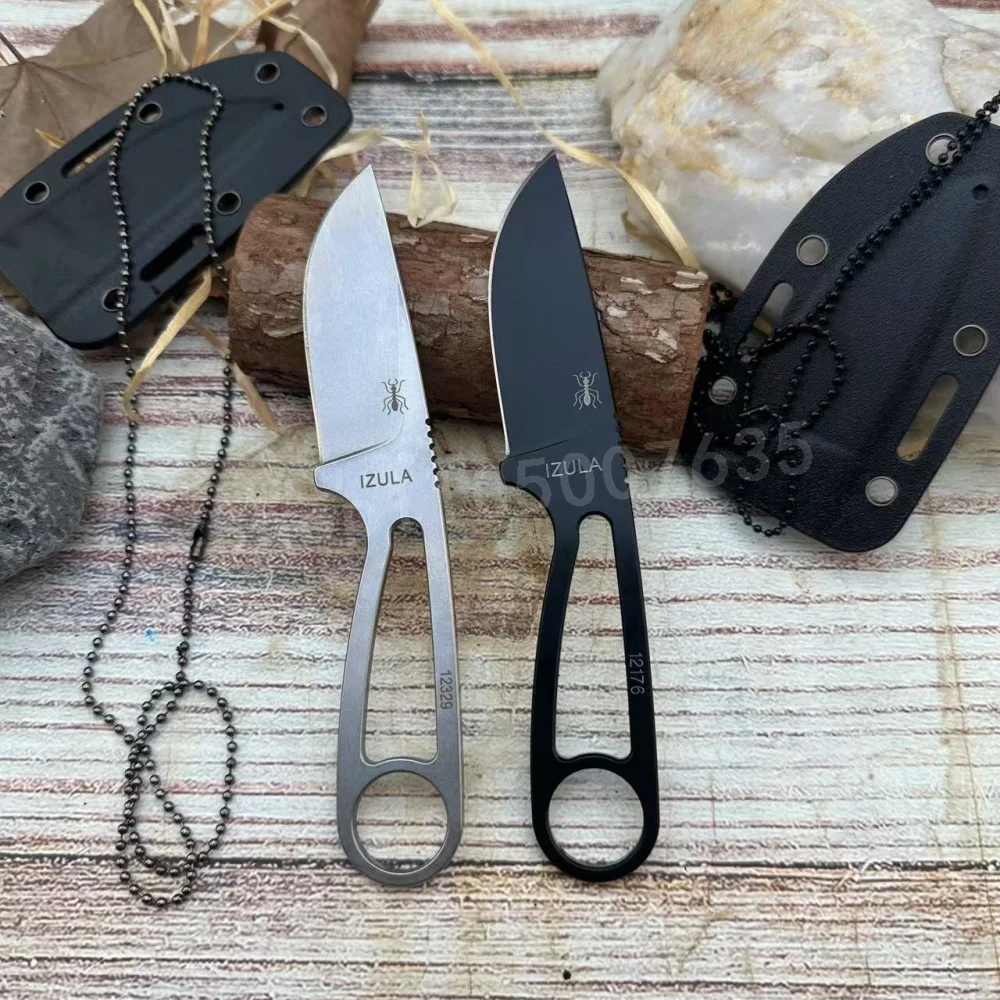 IZULA High-Strength Straight K - Knife Hunting Fixed Blade ulasan dan harga