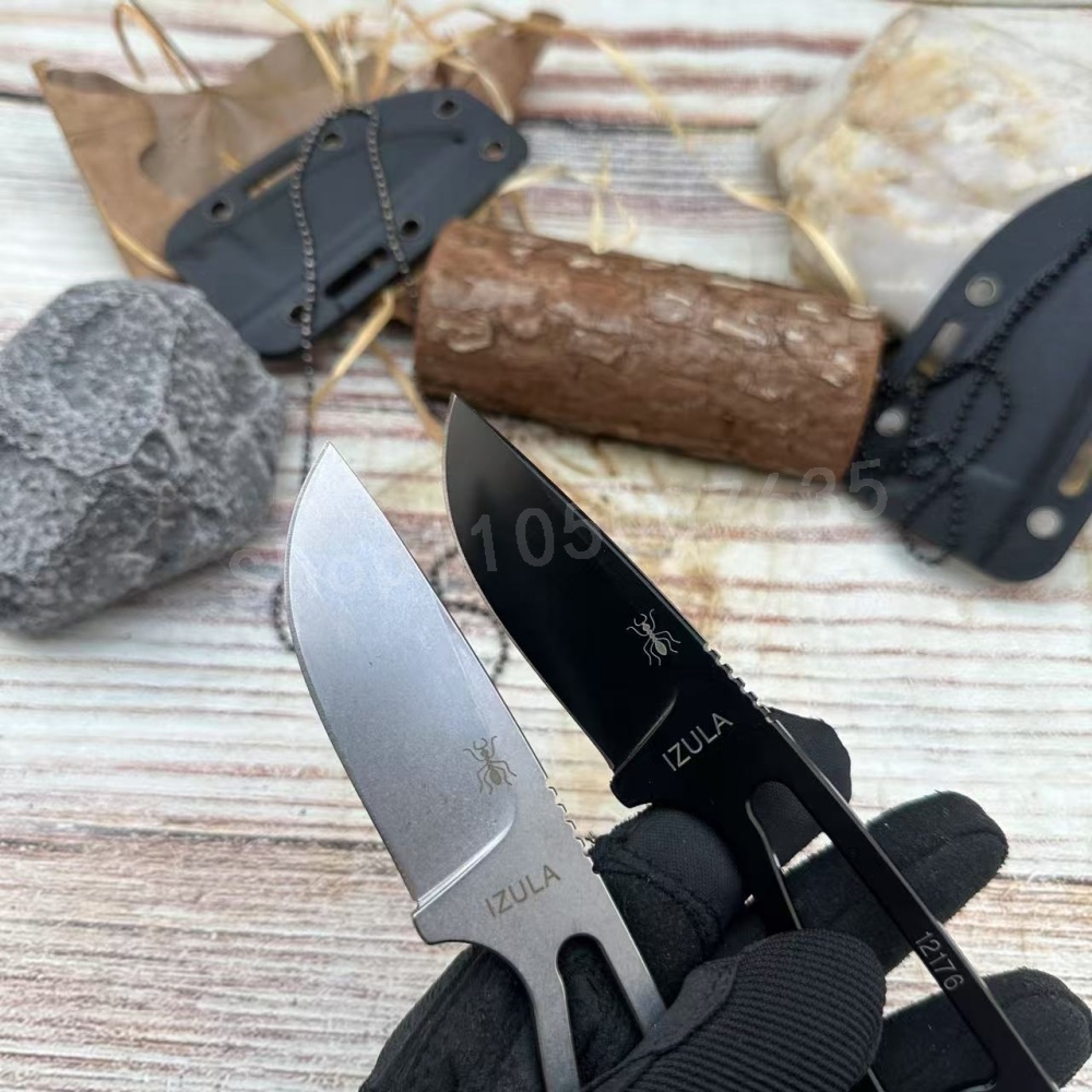 IZULA High-Strength Straight K - Knife Hunting Fixed Blade ulasan dan harga