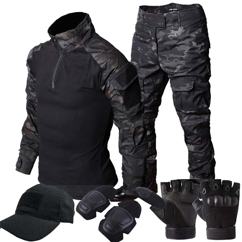 RU Camo Tactical Uniform Outdo - Outdoor Hunting T Shirts ulasan dan harga