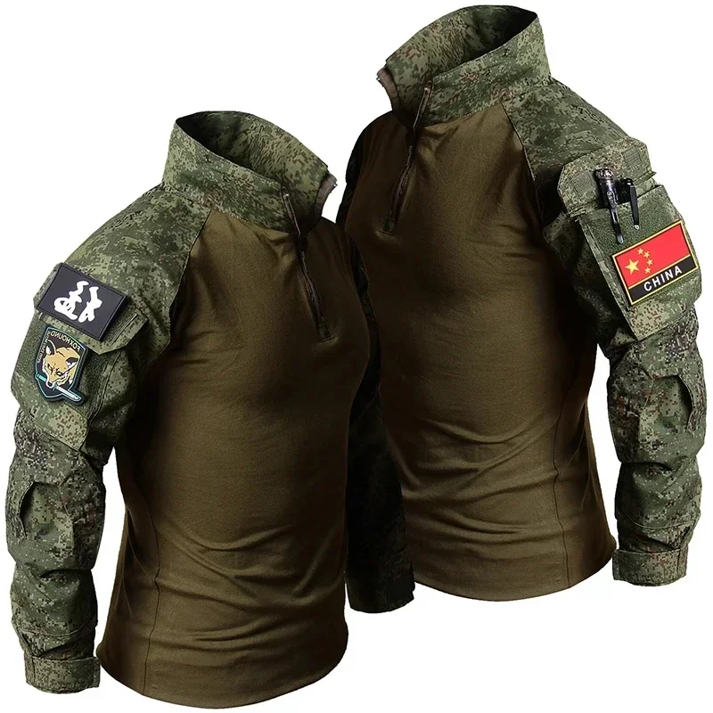 RU Camo Tactical Uniform Outdo - Outdoor Hunting T Shirts ulasan dan harga